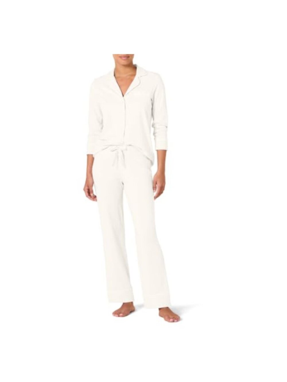 Women's Cotton Modal Long Sleeve Pajama Set with Pants